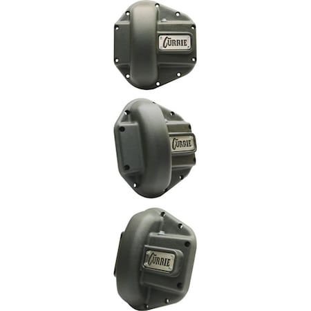 Currie Technologies Rock Jock 60 & 70 Iron Differential Cover - Textured Black 60-1005CTB